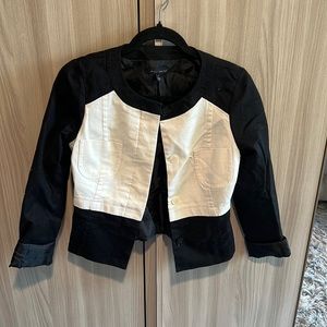 Black and white jacket